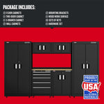 Graphic of CRAFTSMAN Storage: Cabinets & Chests Rolling highlighting product features