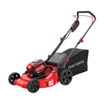 Cordless 21 inch 3 in 1 lawn mower kit 5 amp hour.