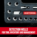 Graphic of CRAFTSMAN Mechanics Tool Set highlighting product features