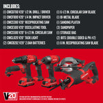 Graphic of CRAFTSMAN Combo Kits: Power Tools highlighting product features