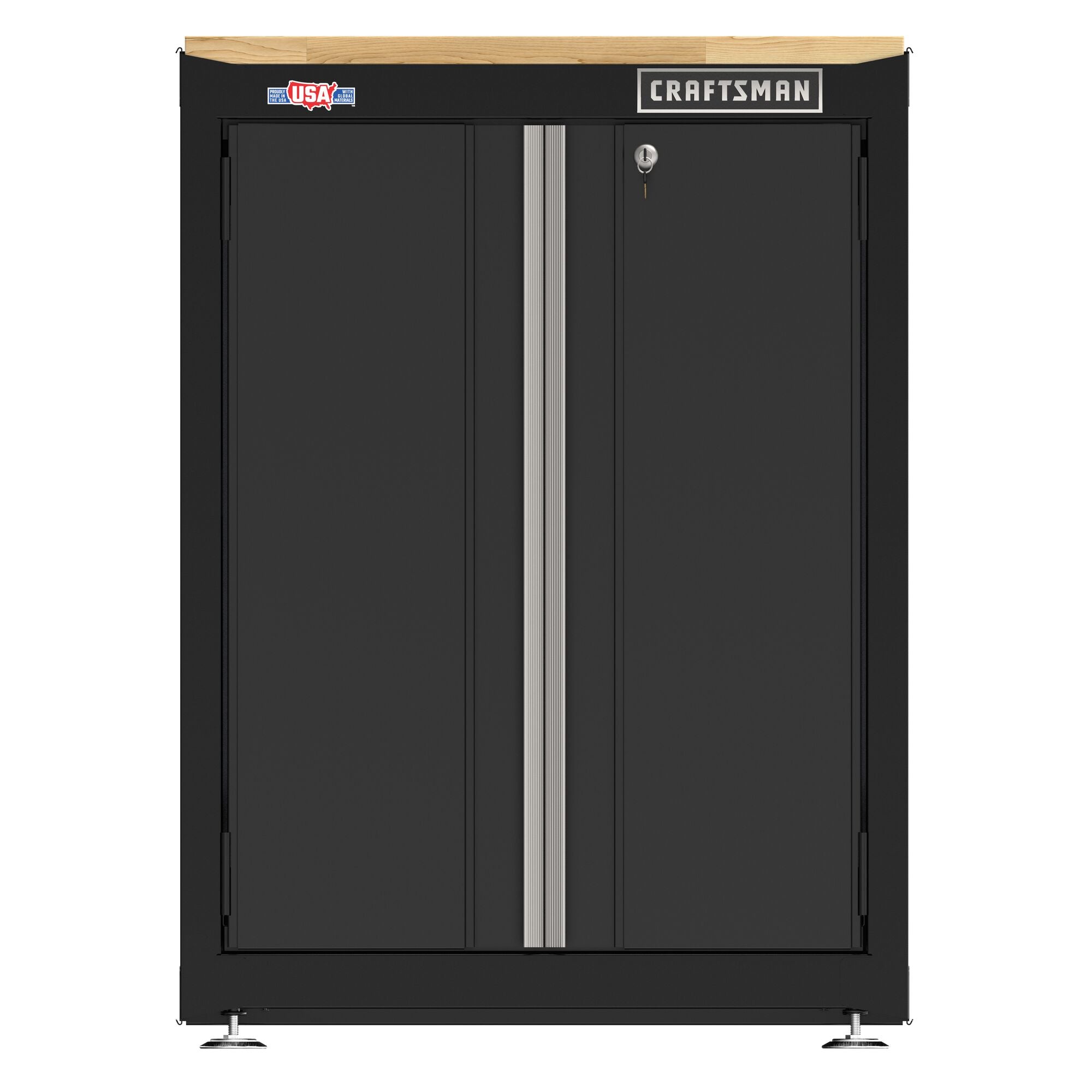 CRAFTSMAN 26.5-in wide 2-door base cabinet straight forward view