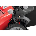 Tire lock feature of 23 inch 175 c c r w d self propelled mower.