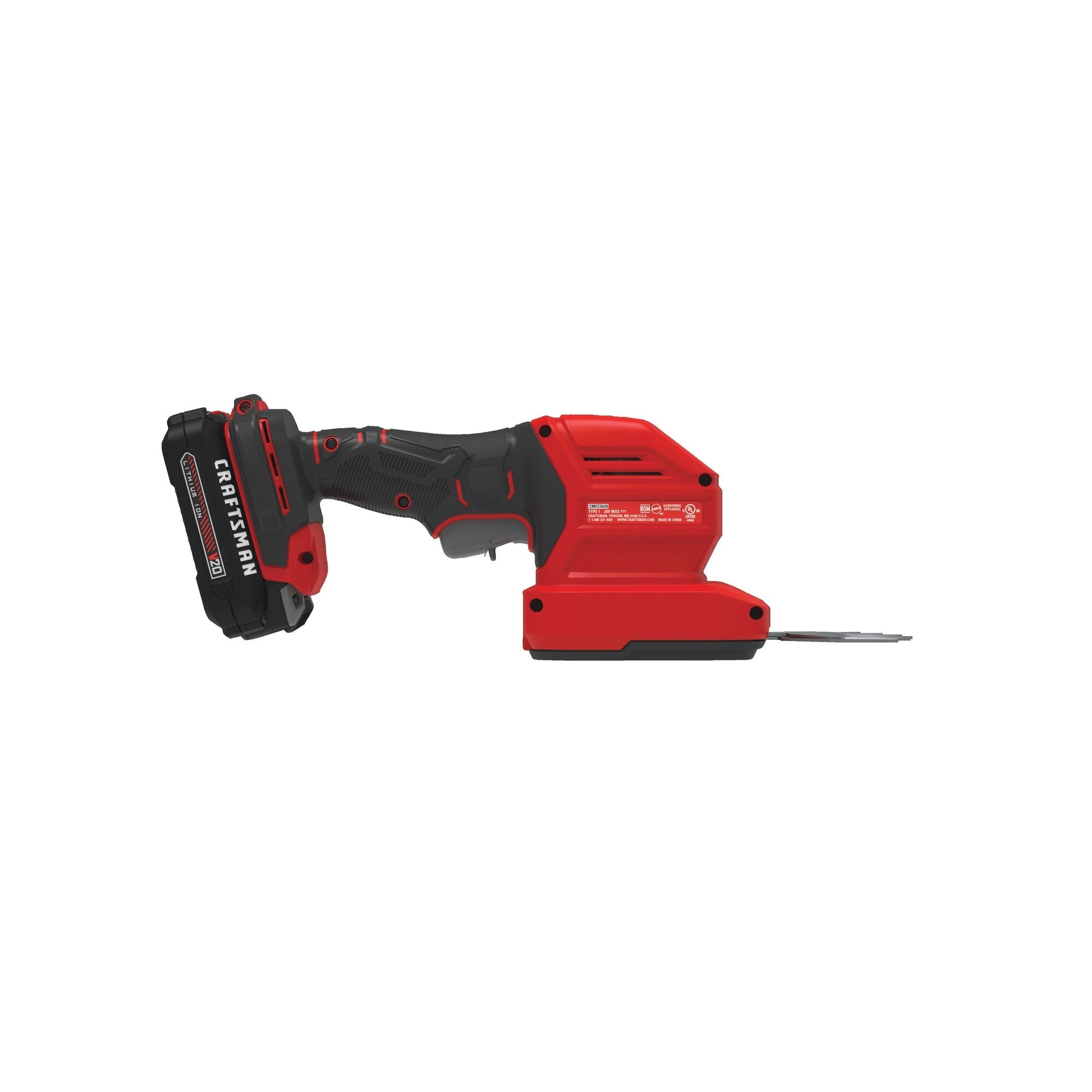 View of CRAFTSMAN Hedge Trimmers on white background