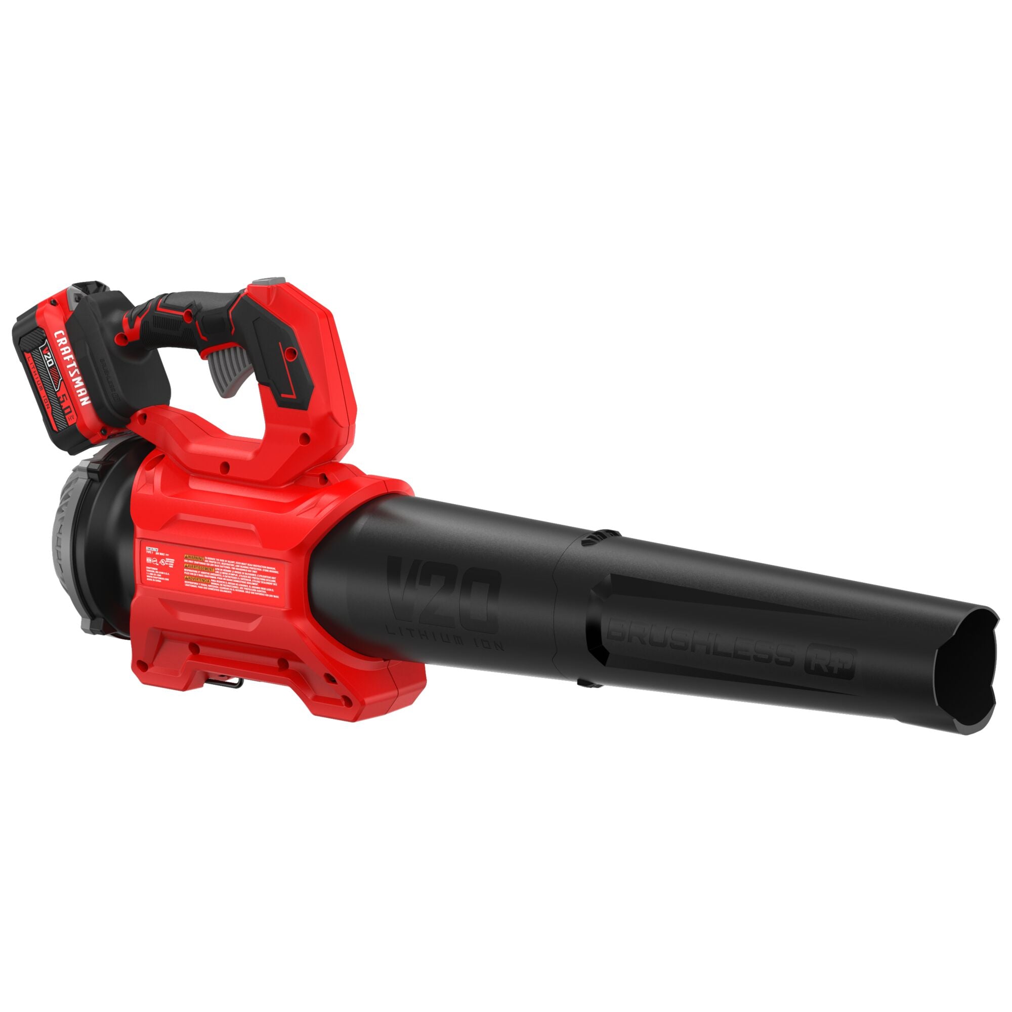 CRAFTSMAN V20 BRUSHLESSRP Blower 5.0Ah on white background