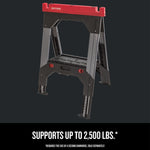 Graphic of CRAFTSMAN Bench & Stationary: Sawhorses highlighting product features