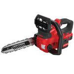 12 inch cordless compact chainsaw kit 4 amp hour.