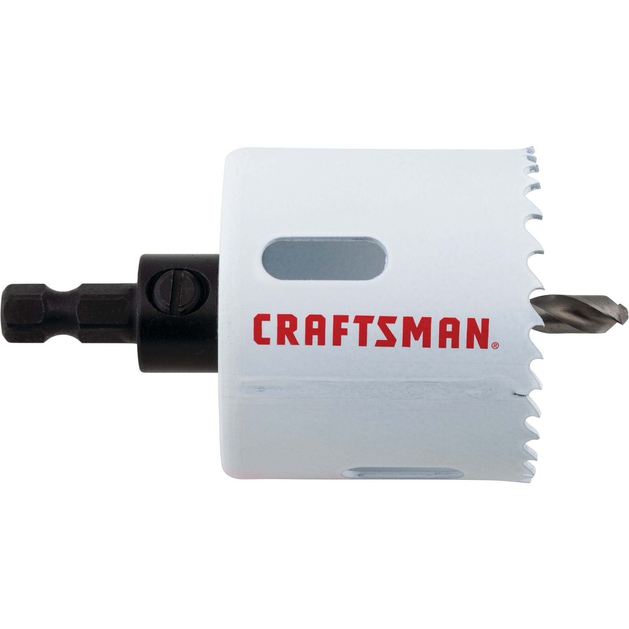 View of CRAFTSMAN Hole Saws on white background