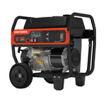 Profile of 7000 watt portable generator.