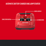 100A 6V/12V Fully Automatic Battery Charger and Jump Starter features graphic
