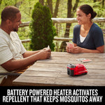 CRAFTSMAN V20 Mosquito Repellent 2 pack activates graphic