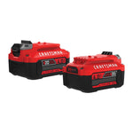 View of CRAFTSMAN Batteries & Chargers on white background