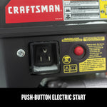 CRAFTSMAN 243 cc 2-Stage Gas Snow Blower focused in on push-button electric start
