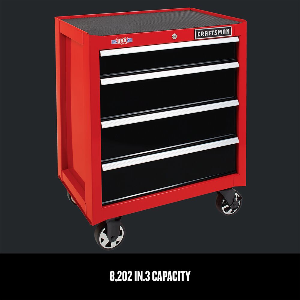 Graphic of CRAFTSMAN Storage: Cabinets & Chests Rolling highlighting product features