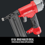 Graphic of CRAFTSMAN Nailer: Brad highlighting product features