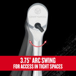 Graphic of CRAFTSMAN Ratchets highlighting product features