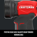 red and black CRAFTSMAN Flashlight Bulb