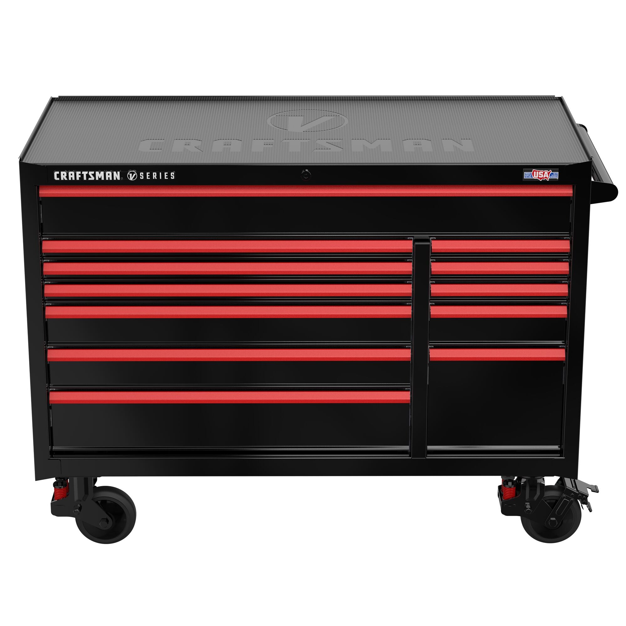 V-SERIES 52 in. Wide 12-Drawer Rolling Tool Cabinet