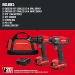 Graphic of CRAFTSMAN Combo Kits: Power Tools highlighting product features