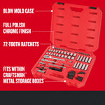 Graphic of CRAFTSMAN Mechanics Tool Set highlighting product features