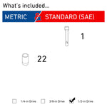 Graphic of CRAFTSMAN Sockets: Impact highlighting product features