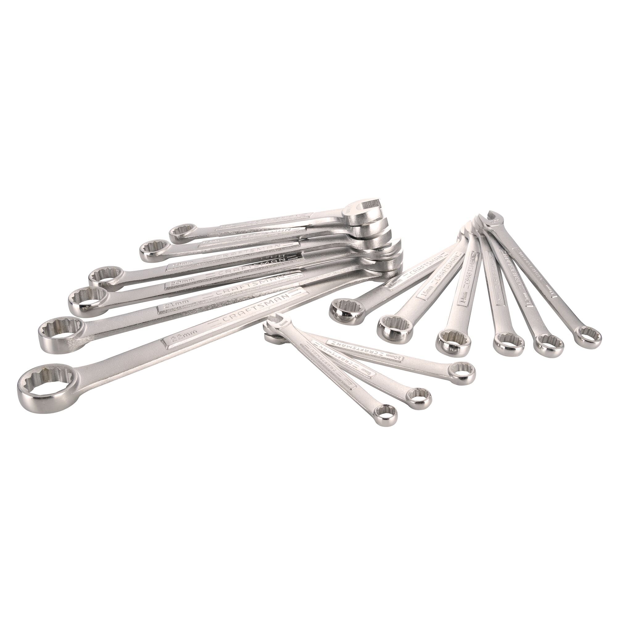 View of CRAFTSMAN Wrenches: Set on white background