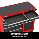 Graphic of CRAFTSMAN Storage: Cabinets & Chests Rolling highlighting product features