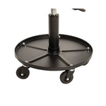 Stable rolling feature of Adjustable rolling shop stool.