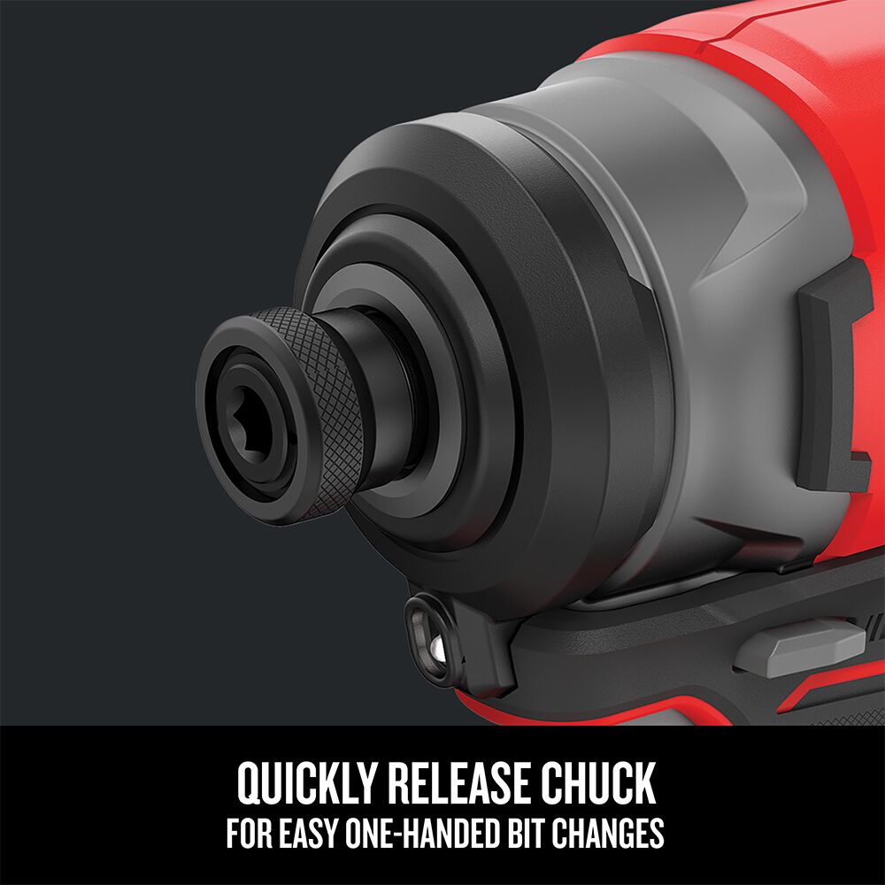 Graphic of CRAFTSMAN Drills: Impact Driver highlighting product features