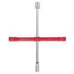 Collapsible lug wrench.