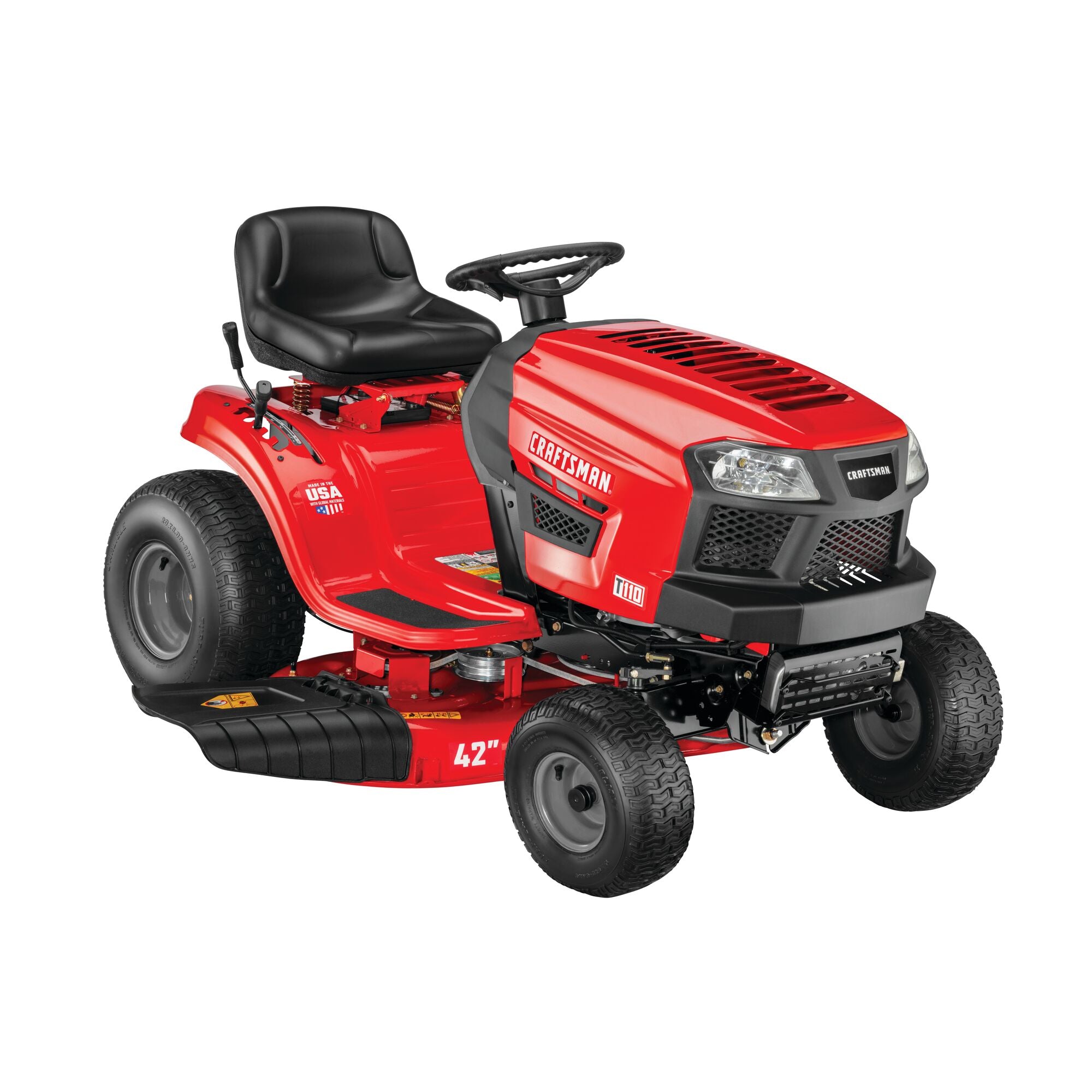 CRAFTSMAN T110 42-in 17.5-HP Gas Riding Lawn Mower in the Gas