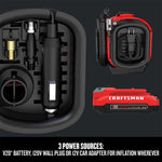 Graphic of CRAFTSMAN Air Tools & Compressors highlighting product features