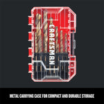 Graphic of CRAFTSMAN Drill Bits: Set highlighting product features