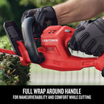 Graphic of CRAFTSMAN Hedge Trimmers highlighting product features