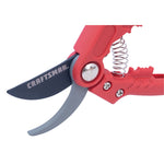 Bypass blade design feature of 5 eighths inch cut bypass pruner.