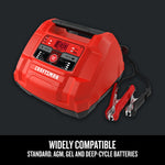 100A 6V/12V Fully Automatic Battery Charger and Jump Starter compatible graphic