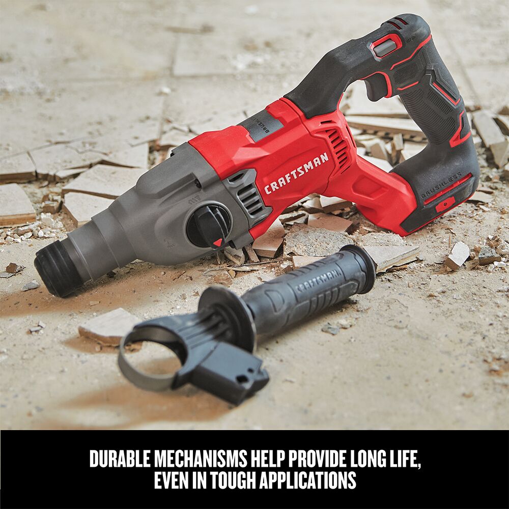 Graphic of CRAFTSMAN Drills: Hammer highlighting product features