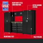 Graphic of CRAFTSMAN Storage: Cabinets & Chests highlighting product features