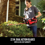 Graphic of CRAFTSMAN Hedge Trimmers highlighting product features