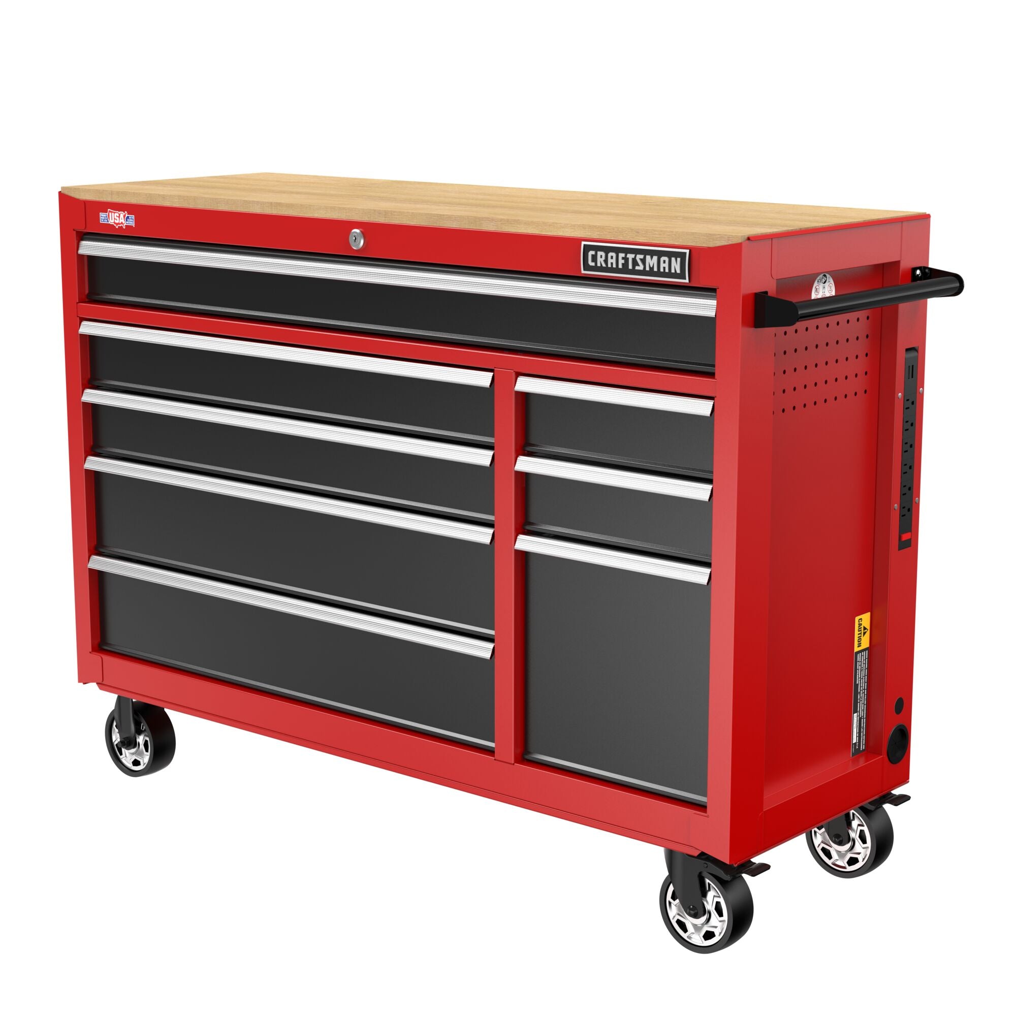 INTERGREAT Rolling Tool Chest with Wheels and 8 Drawers, Detachable Large  Tool Cabinet with Lock for Garage, Locking Mechanic Tool Cart with Black