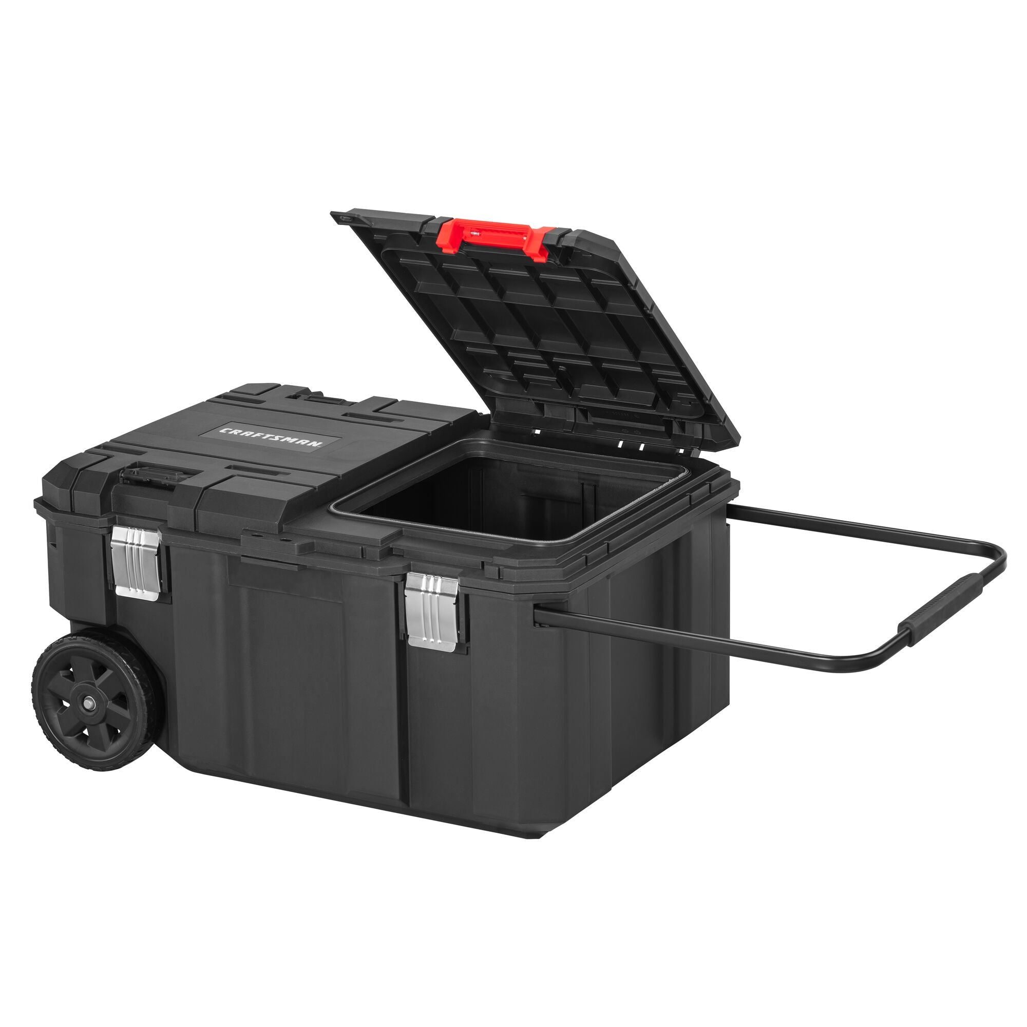 CRAFTSMAN VERSASTACK 30 Gallon Chest with half lid open