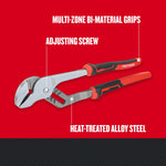 Graphic of CRAFTSMAN Pliers: Groove Joint highlighting product features