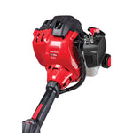 Easy wind head feature of 17 inch 2 Cycle straight shaft gas weedwacker string trimmer with attachment capability.