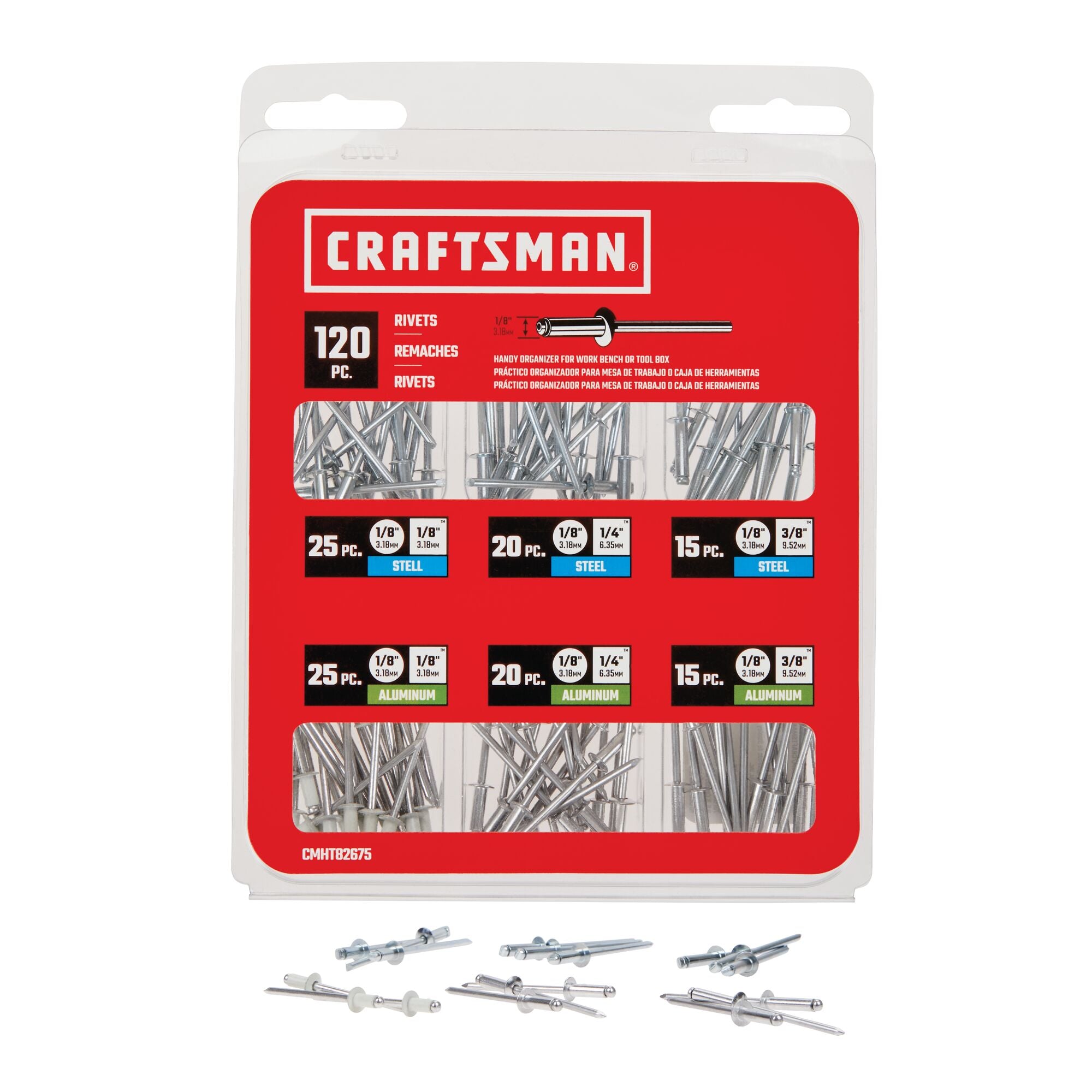 View of CRAFTSMAN Riveter packaging