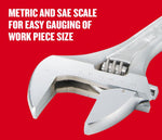 Graphic of CRAFTSMAN Wrenches: Adjustable highlighting product features