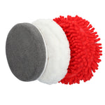 CRAFTSMAN CMCPSMFB V20 Powered Scrubber Microfiber Brush Set 3/4 forward view.