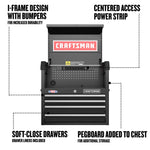 Graphic of CRAFTSMAN Storage: Cabinets & Chests Rolling highlighting product features