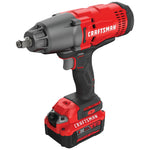 Cordless half inch impact wrench kit 1 battery.