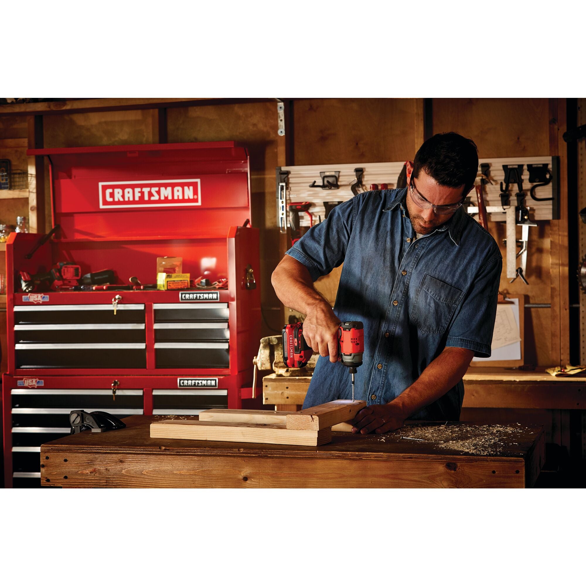 View of CRAFTSMAN Drills: Impact Driver  being used by consumer