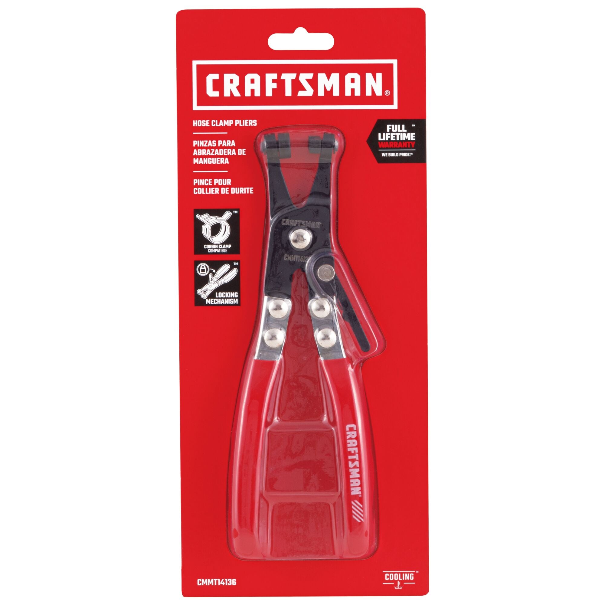 View of CRAFTSMAN Pliers packaging