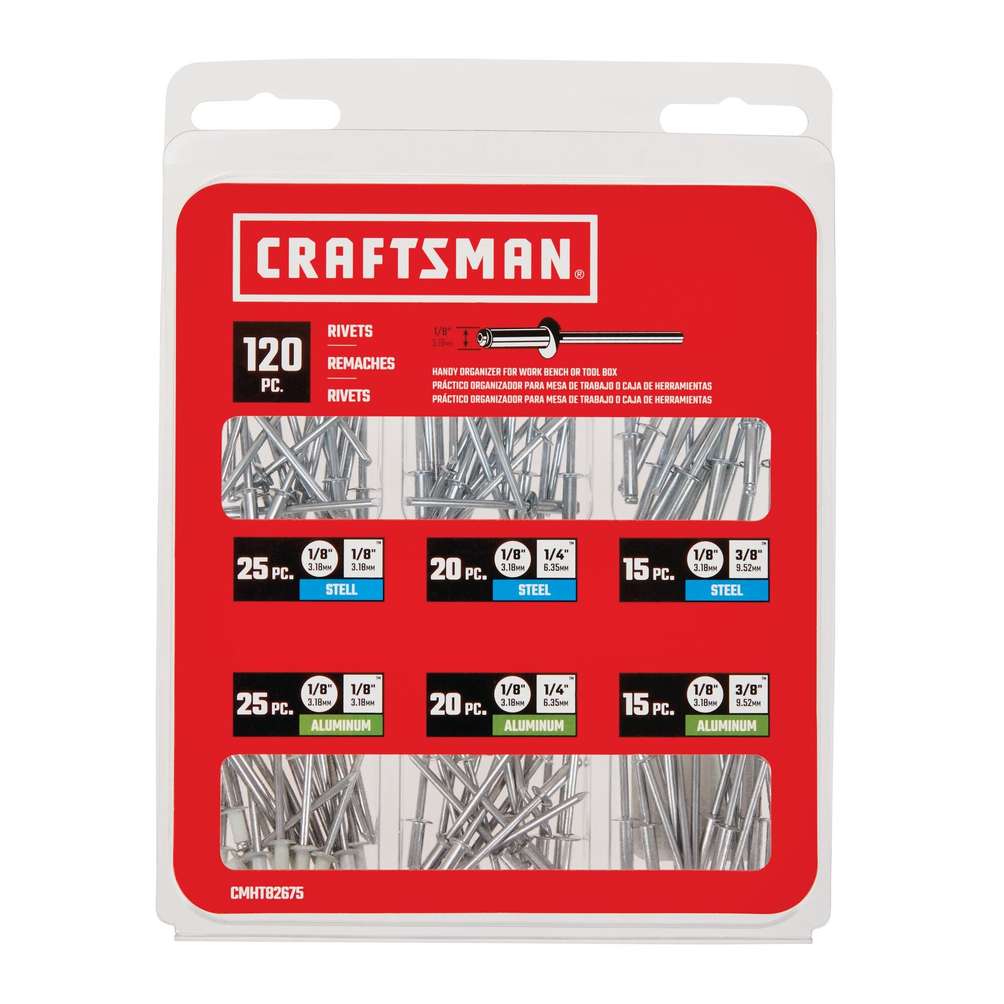 View of CRAFTSMAN Riveter packaging